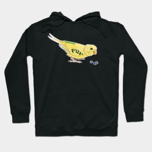 Yellow and green budgerigar Hoodie